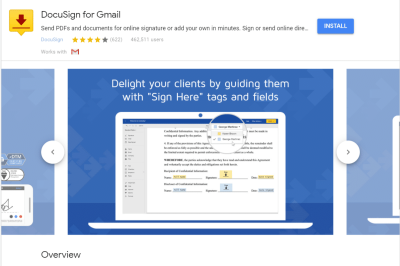 Docusign for Gmail is a strong way to increase Gmail Productivity